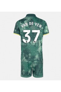 Fotbalové Dres Tottenham Hotspur Micky van de Ven #37 Dětské Třetí Oblečení 2024-25 Krátký Rukáv (+ trenýrky)